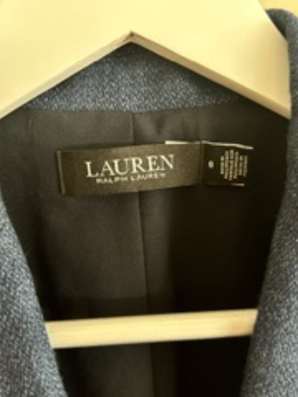 LAUREN Ralph Lauren Navy Blazer - Size 6 - Picture 6 of 7
